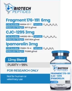 Fragment 176-191 & CJC-1295 & Ipamorelin Blend (12mg)